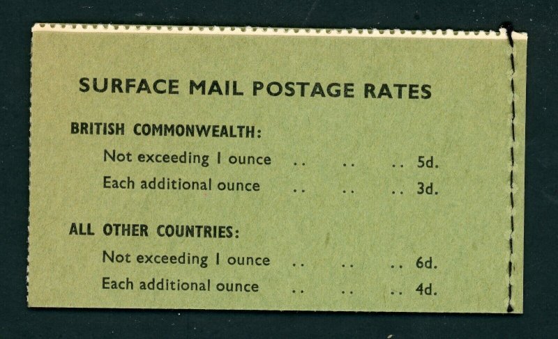 BAHAMAS SCOTT #SB3 COMPLETE UNEXPLODED BOOKLET