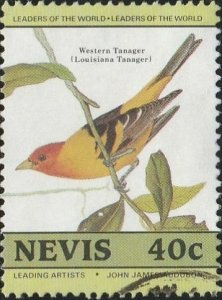 Nevis,  #409b Used From 1985