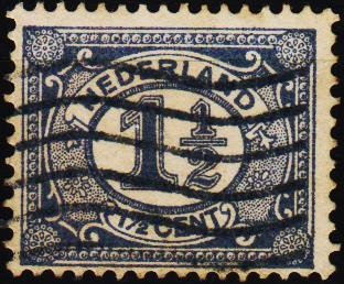 Netherlands. 1898 1 1/2c S.G.170 Fine Used