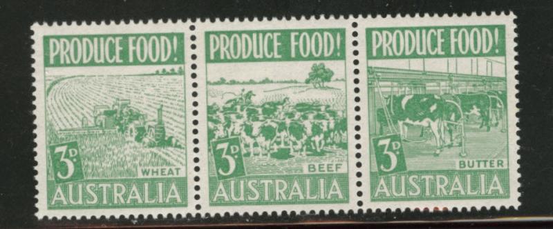  AUSTRALIA Scott 252a MNH** 1952 Food strip CV$7