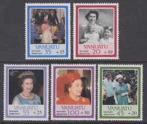 Vanuatu B2-B6 Queen Elizabeth II MNH VF