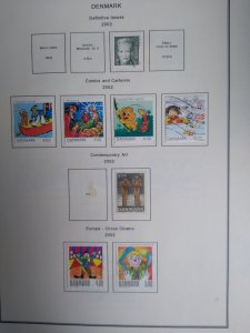 collection on pages Denmark 2002-5 CN: CV $133