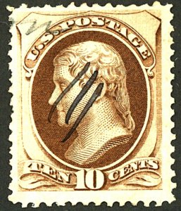 U.S. #161 USED CREASES