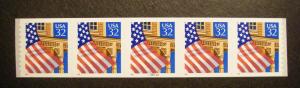 Scott 2915A, 32 cent Flag over Porch, PNC5, #13231A MNH