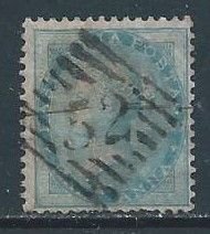 India #11 Used 1/2 a Queen Victoria - Unwmk.