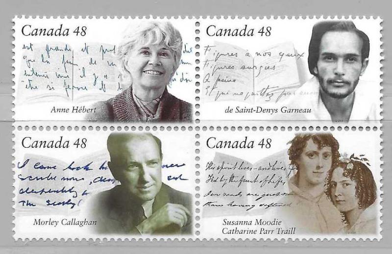 Canada 1997a Authors block MNH