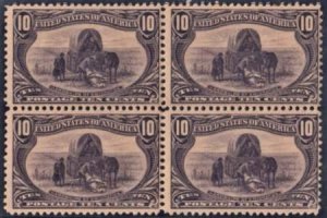 US 290 Early Commemoratives F - VF Mint LH Pristine - Bottom NH cv $800