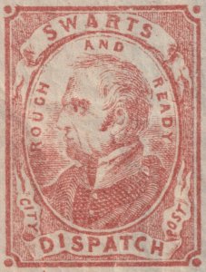 Sc# 136L4 U.S 1849-53 Zachary Taylor 2¢ Swarts local issue Cert MNH CV $40.00+