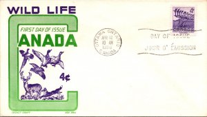 Canada 1956 FDC - Wildlife - Ottawa Ontario - F34624