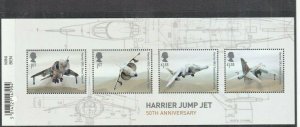 2019 HARRIER JUMP JET MINI SHEET UMM/MNH