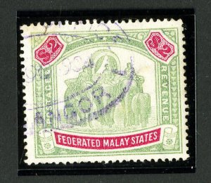 Malaya Stamps # 15 XF Used Scott Value $210.00