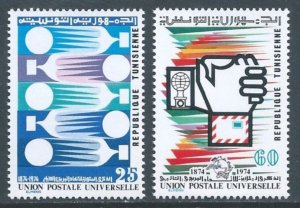 Tunisia #635-6 NH Universal Postal Union Cent.