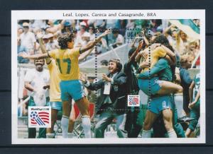 [59589] Uganda 1993 World Cup Soccer Football USA Brazil MNH Sheet