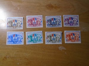 Paraguay  #  486-90 / C221-24   MNH