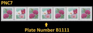 US 5665a Butterfly Garden Flowers Nonprofit Org 5c PNC7 B1111 MNH 2022 