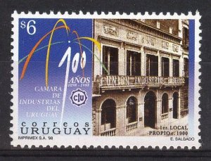 Uruguay stamp 1998 - uruguayan chamber of industries century