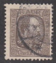 Iceland # 37, King Christian IX, Used, 1/3 Cat