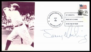 1983 Baseball - St Vincent cancel Babe Ruth cachet signed by Jesus Martinez (38