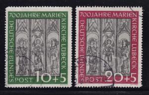 Germany Scott # B316 - 317 XF set used with nice color scv $ 125 ! see pic !