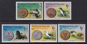 Falkland Islands 245-249 MNH VF