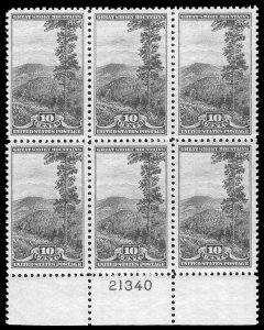 USA 749 Mint (NH) Plate Block of 6