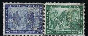 Germany AM Post Scott # 582 - 583, used