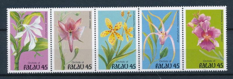 [56578] Palau 1990 Flowers Orchids MNH