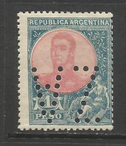 ARGENTINA 159 MOG PUNCH HOLES N194