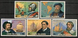 Cook Islands Stamp 422-426  - Explorers of the Pacific