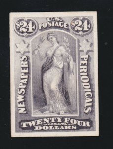 US PR29P4 Newspaper Periodical Proof on Card XF NH SCV $15