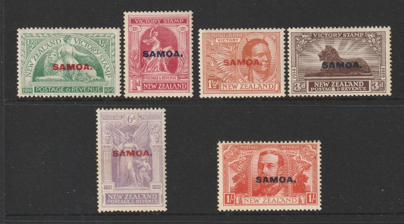 Samoa the 1920 Victory set MH