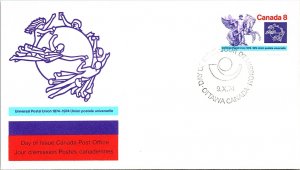 Canada, Worldwide First Day Cover, U.P.U. Universal Postal Union