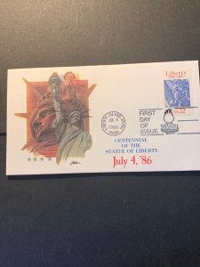 Stamps US  Cover, 352, Scott#2224,  Fleetwood, Cachet, See Picture