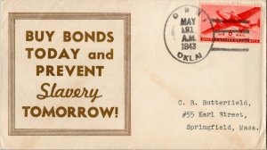 United States Oklahoma Orr 1943 4f-bar  1892-1957  6c Transport Air Mail  Buy...