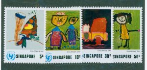 Singapore 218-21 MNH CV $6.10 BIN $3.05