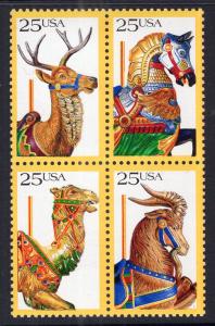 US 2393a Carousel Animals MNH VF