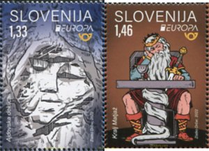 681256 MNH ESLOVENIA 2022 EUROPA CEPT 2022 -HISTORIAS Y MITOS