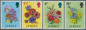 Jersey 1974 SG103-106 Spring Flowers set MNH