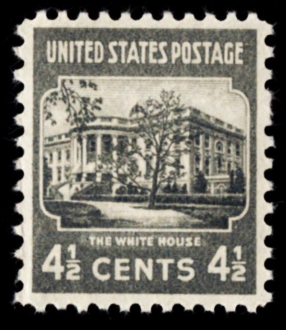 US 809 MNH VF 4-1/2 Cent White House