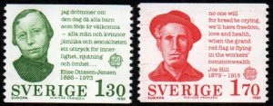 Sweden # 1324 - 1325 MNH