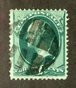 UNITED STATES 147 USED FANCY CANCEL BIN $2.00 POLITICIAN