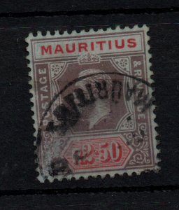 Mauritius KGV 1913-22 2R 50c fine CDS used SG202 WS38425