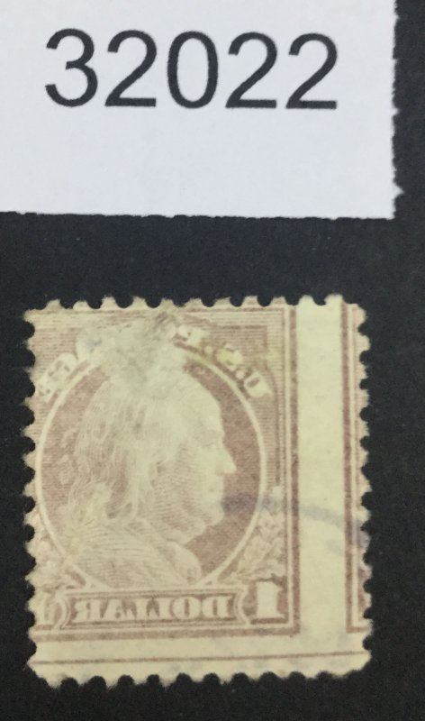 US STAMPS #518 VAR. FULL OFFSET USED LOT #32022