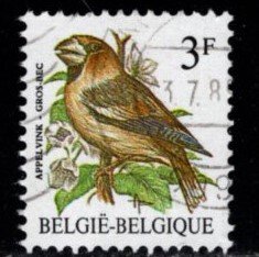 Belgium -  #1219 Birds - Used