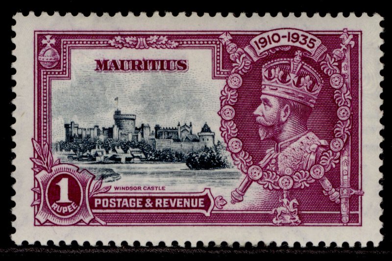 MAURITIUS GV SG248, 1d slate & purple, M MINT. Cat £29. 