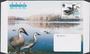 KOREA (Nth) Aerogramme 2004 WWF Birds - Ducks...............................J583