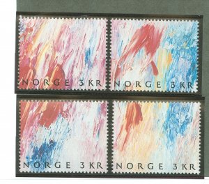 Norway #947a-947d Mint (NH) Single (Complete Set)