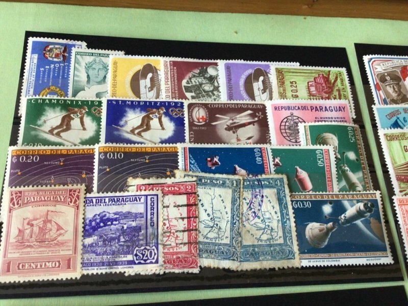 Paraguay vintage  stamps Ref 52037 