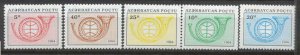 Azerbaijan 426-31 MNH Posthorn SCV1.65