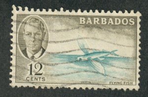 Barbados #222 used single